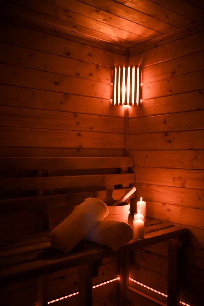 Sauna w strefie SPA